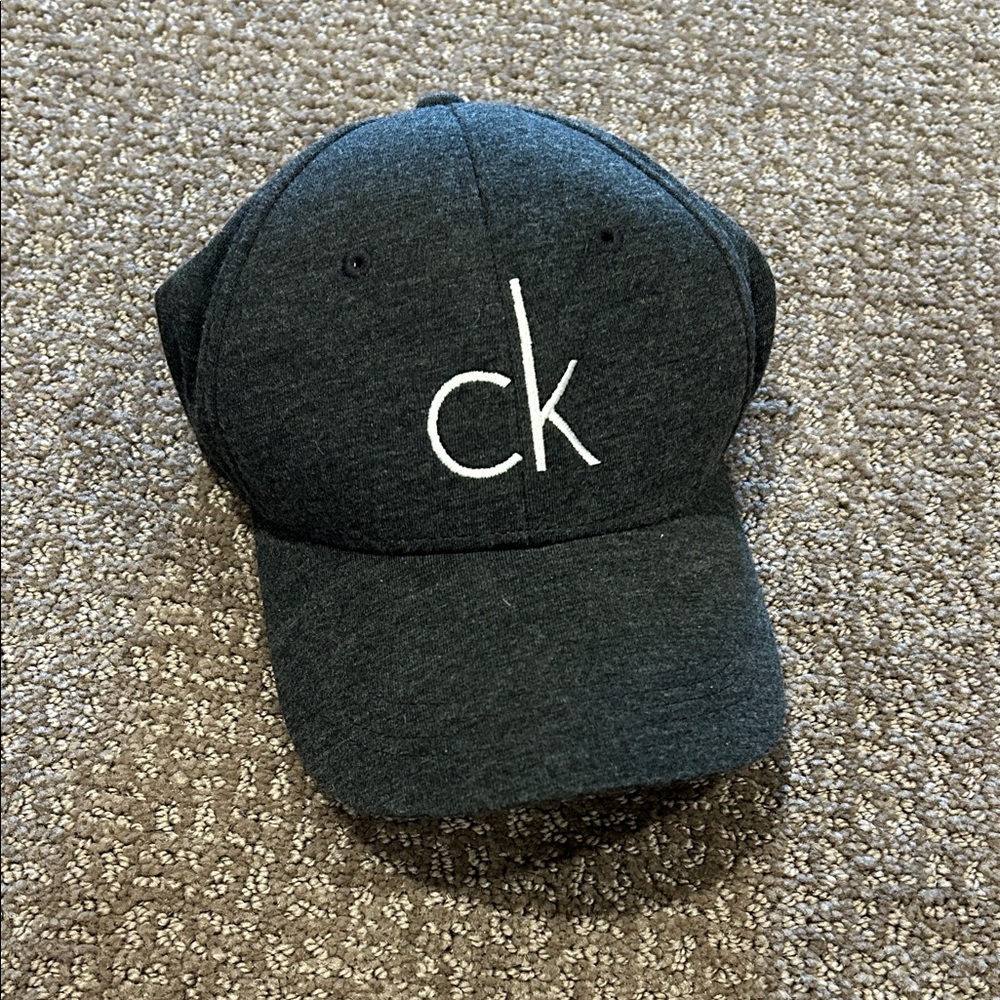 Calvin Klein Charcoal Gray Baseball Cap